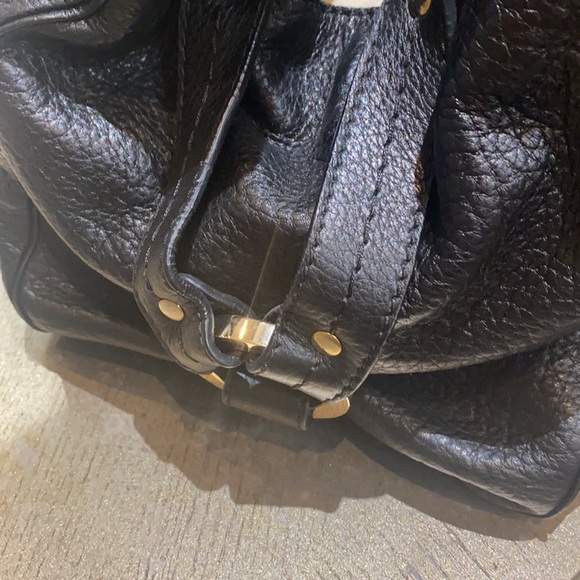 Authentic JIMMY CHOO LEATHER HANDBAG - Picture 3 of 5